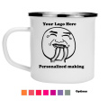 Wholesale Customized Cup Logo Printing Camping Enamel Mug